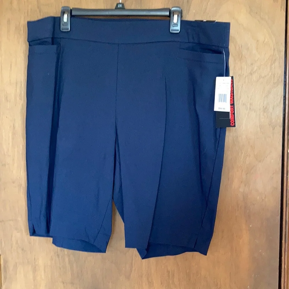 Briggs navy blue pull on short w comfort waistband and stretch 20W - Picture 3 of 17